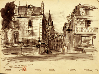 PAYSAGE DE SIENA ITALIA