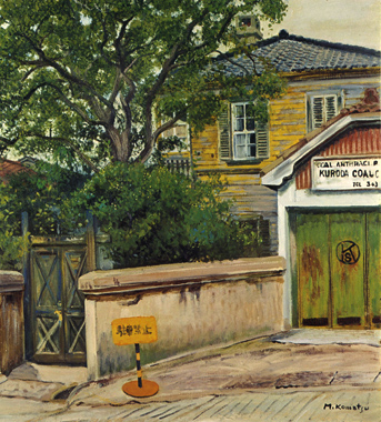 楠の大木のある家